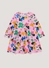 Girls Pink Disney Minnie Mouse Long Sleeve Jersey Dress (12mths-7yrs) - 2-3 Yrs Image 1