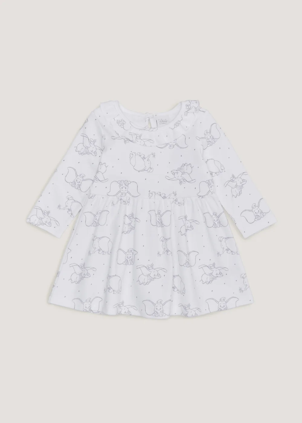 Baby White Disney Dumbo Dress (Newborn-12mths) - Newborn Image 1