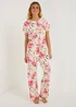 Cream Floral Pyjama Bottoms - Extra small Image 1