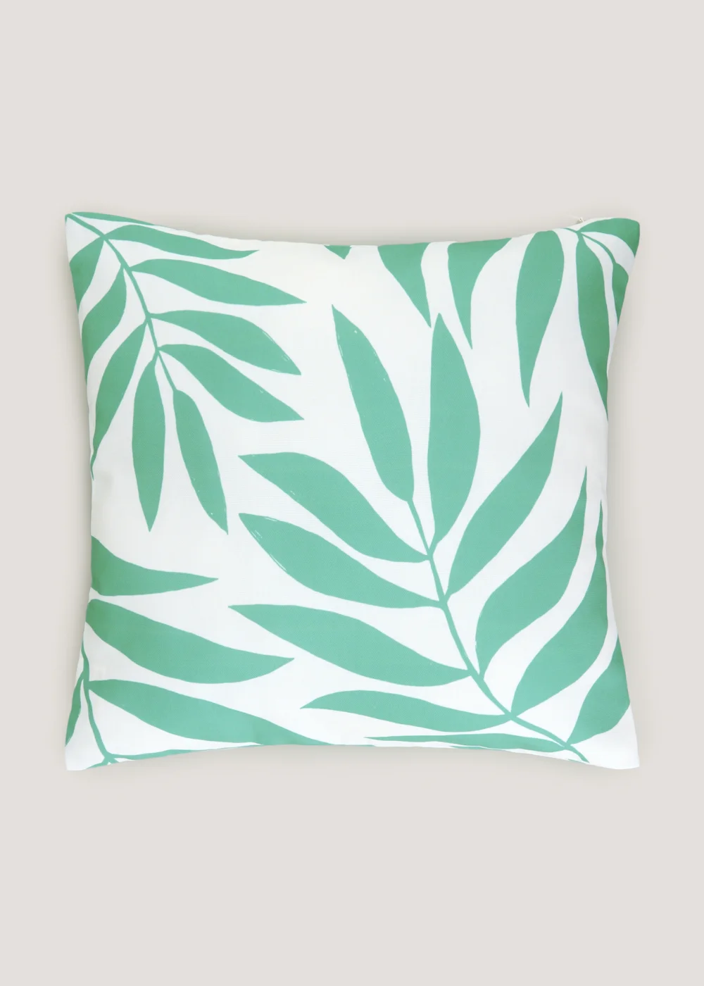 Green Leaf Outdoor Cushion (43cm x 43cm) Image 1