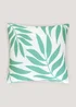 Green Leaf Outdoor Cushion (43cm x 43cm) Image 1