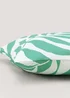 Green Leaf Outdoor Cushion (43cm x 43cm) Image 2