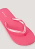 Coral Flip Flops - Small Image 2