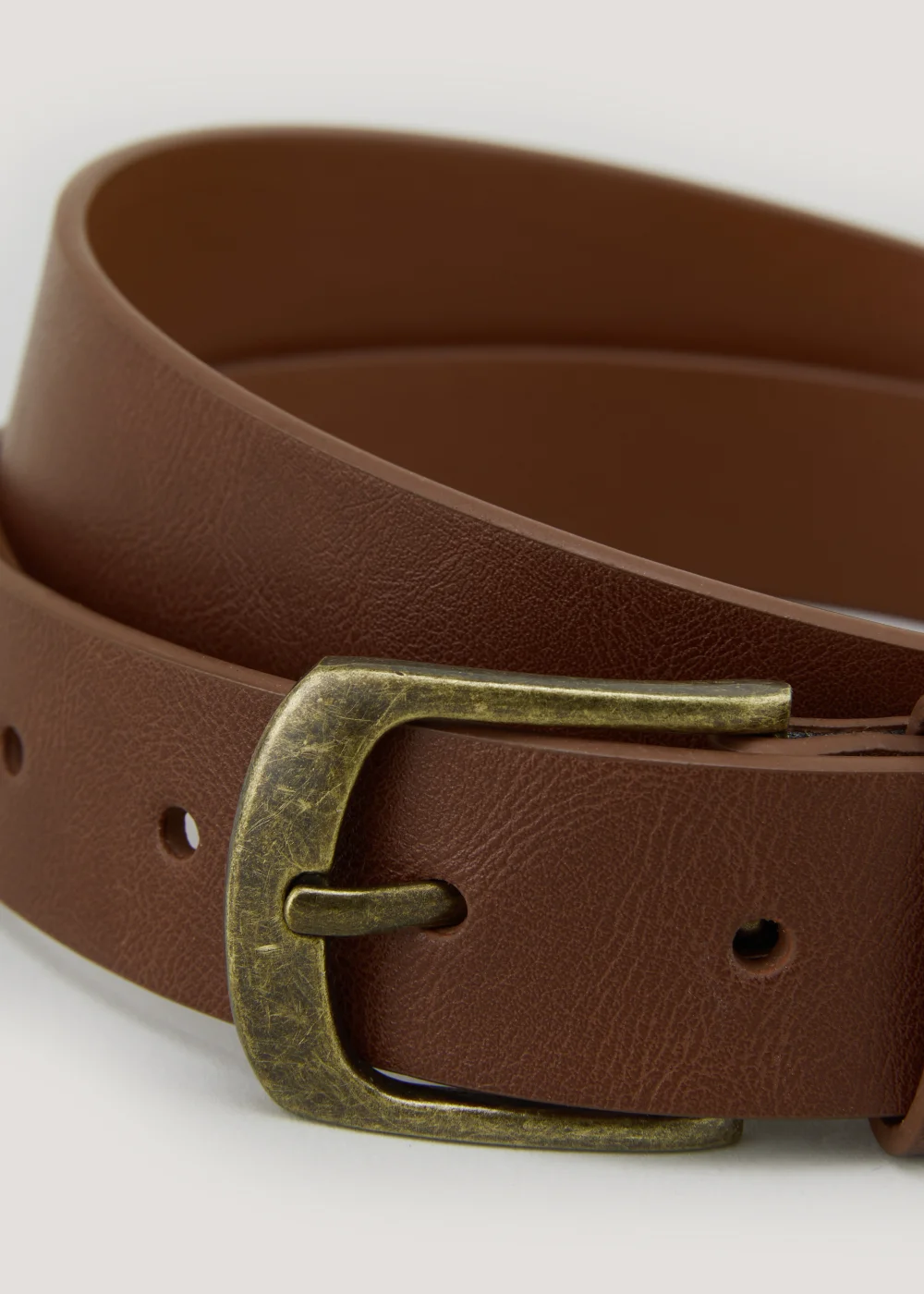 Tan PU Thin Belt - Small Image 2