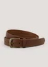 Tan PU Thin Belt - Small Image 1