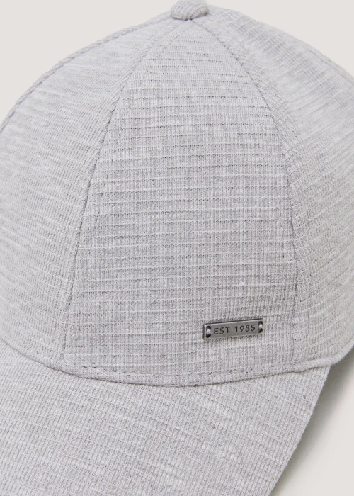 Grey Jersey Cap - One Size Image 2