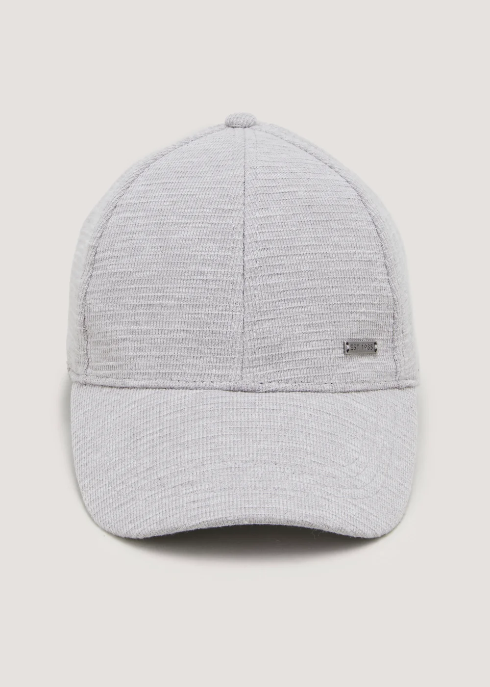 Grey Jersey Cap - One Size Image 1