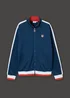 Y.O. Navy Side Stripe Zip Up Tracksuit Top - XS Image 5