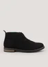 Navy Desert Boots - Size 6 Image 1