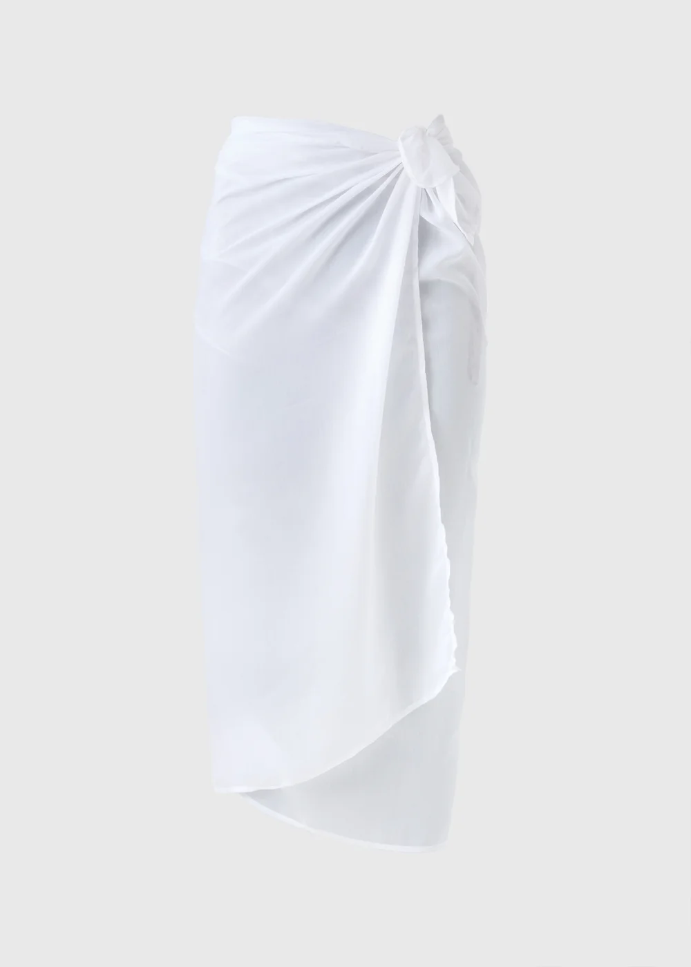 White Sarong - One Size Image 4