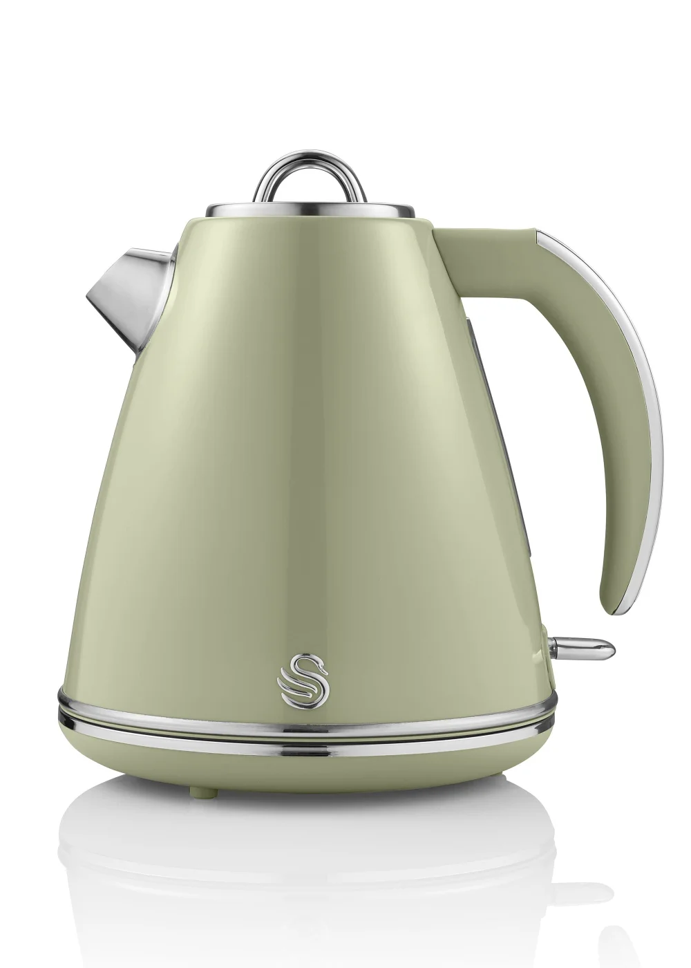 Swan Green Retro Jug Kettle (1.5L) Image 2