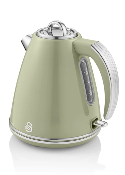 Swan Green Retro Jug Kettle (1.5L) Image 1