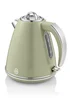 Swan Green Retro Jug Kettle (1.5L) Image 1