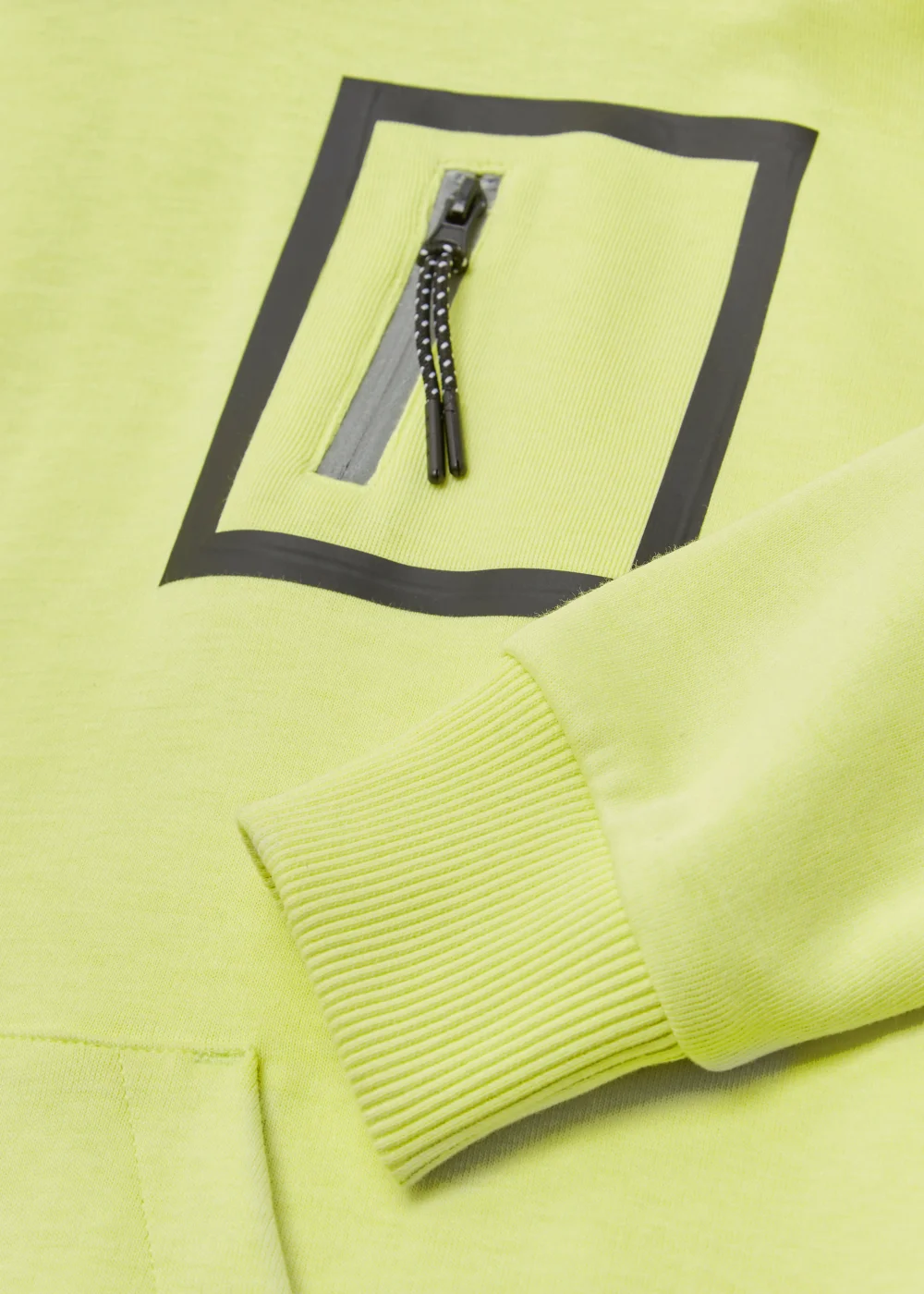 Boys Lime Oversized Hoodie (4-13yrs) - 7 Yrs Image 2