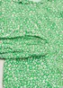 Girls Green Floral Dress (4-13yrs) - 4 Yrs Image 2