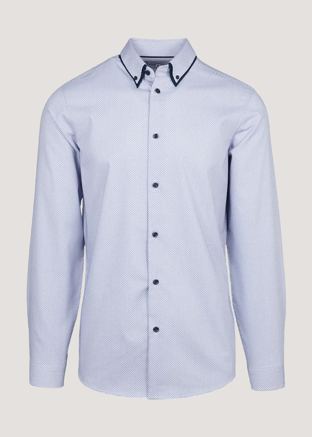 Taylor & Wright Blue Double Collar Shirt - Small Image 2