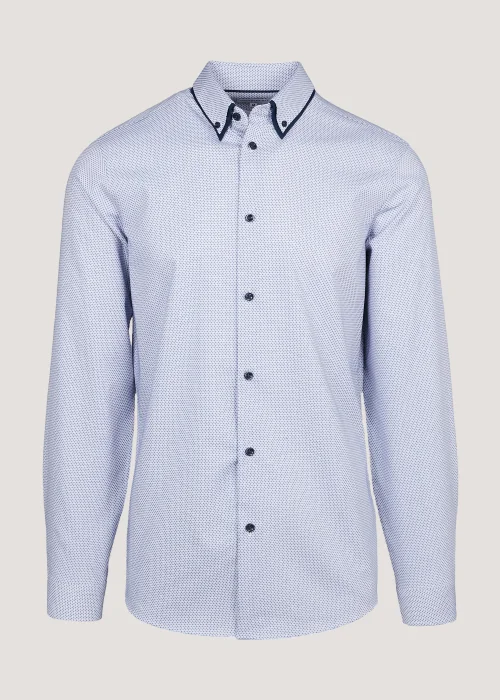 Taylor & Wright Blue Double Collar Shirt - Small Image 2