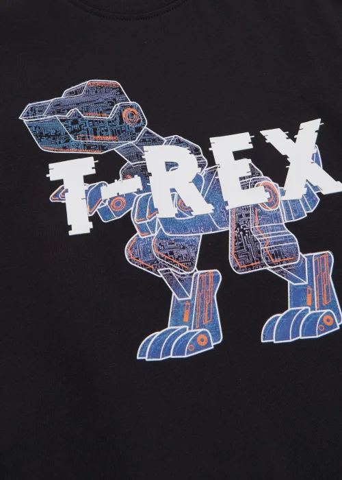 Boys 2 Pack Dinosaur T-Shirts (4-13yrs) - Age 4 Years Image 2