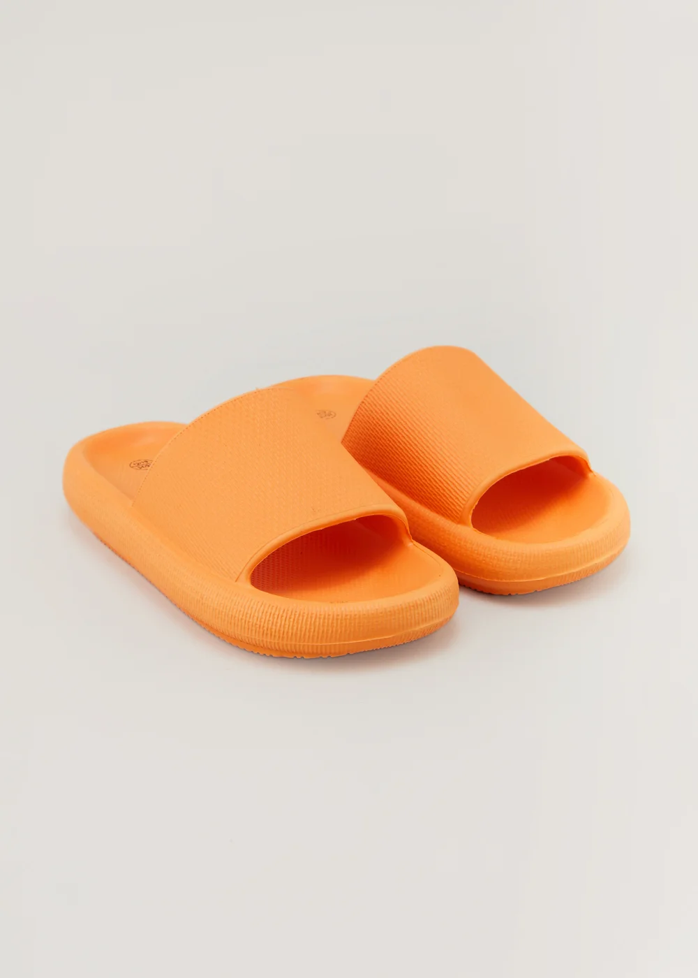Girls Orange Chunky Sliders (Younger 10-Older 5) - Size 1 Image 1