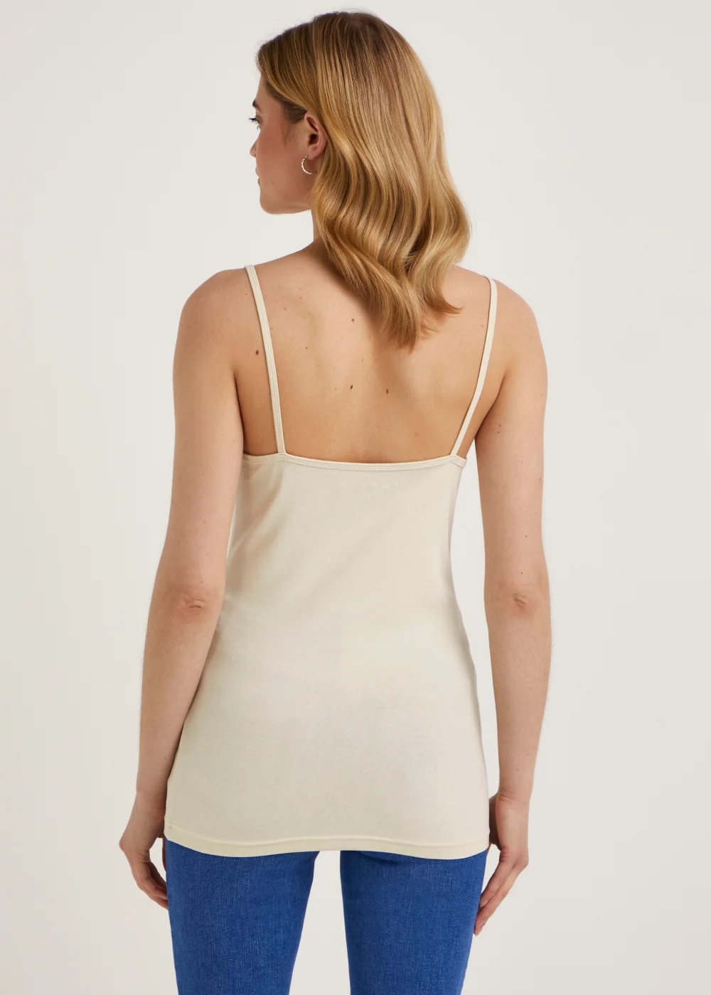 Cream Essential Cami Top - Size 8 Image 2