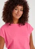 Pink Longline Essential T-Shirt - Small Image 2