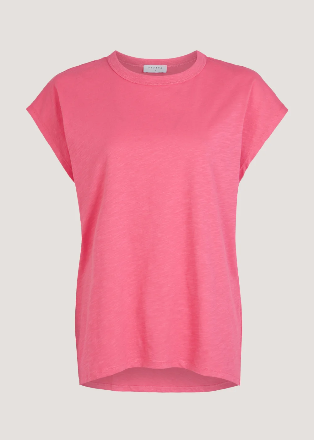 Pink Longline Essential T-Shirt - Small Image 5