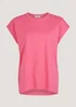 Pink Longline Essential T-Shirt - Small Image 5