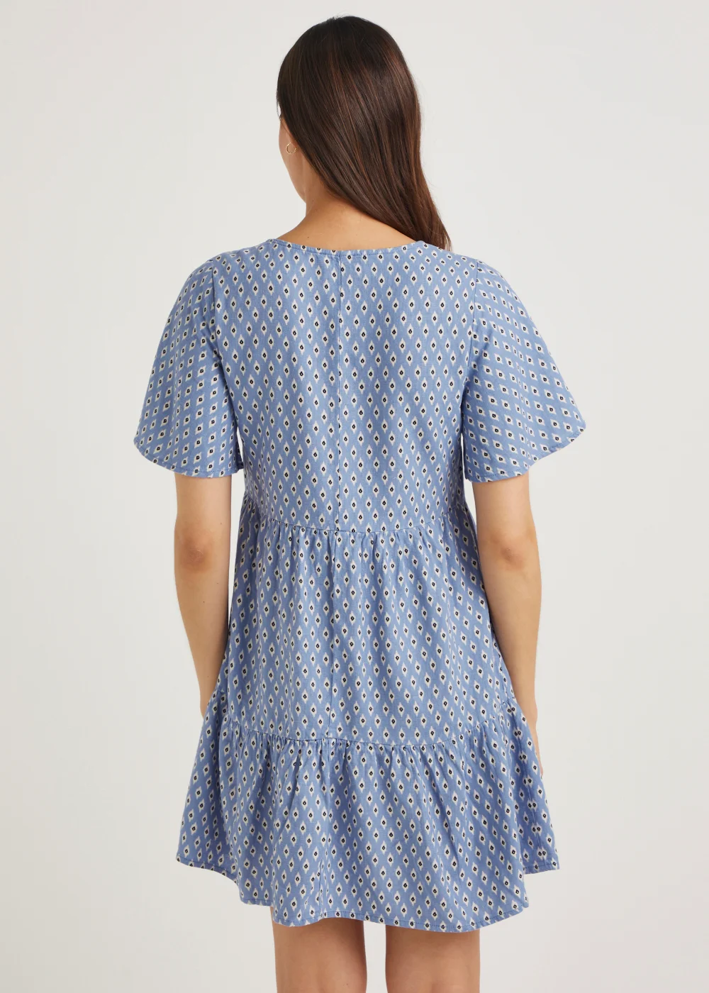 Blue Tiered Dress - 8 Image 2