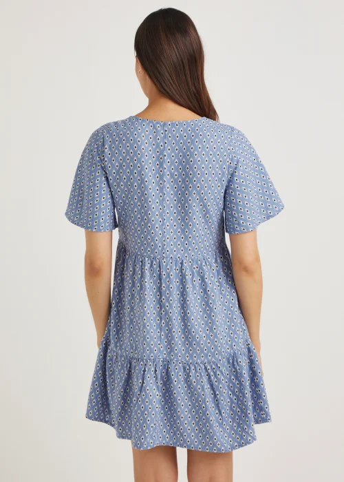 Blue Tiered Dress - 8 Image 2