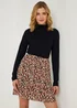 Multicoloured Double Tier Mini Skirt - Size 8 Image 1
