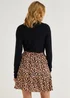 Multicoloured Double Tier Mini Skirt - Size 8 Image 2