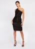 Girls on Film by Dani Dyer Black Copper Foil Mini Dress - 10 Image 3