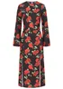 Girls on Film by Dani Dyer Black Floral Crepe Maxi Dress - 6 Image 2