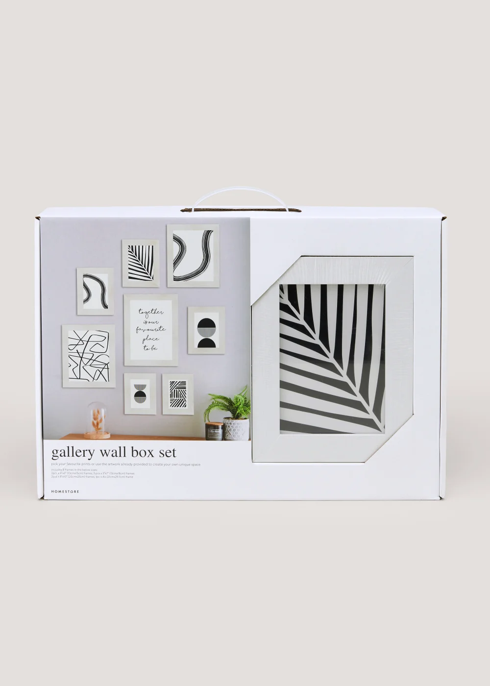 8 Pack White Wood Gallery Photo Frames Image 2