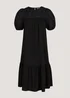 Black Shifley Jersey Midi Dress - 8 Image 2