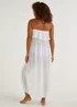 White Bandeau Beach Maxi Dress - XS Image 5