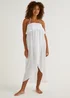 White Bandeau Beach Maxi Dress - XS Image 1