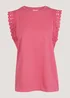Coral Lace Vest Top - Size 8 Image 5