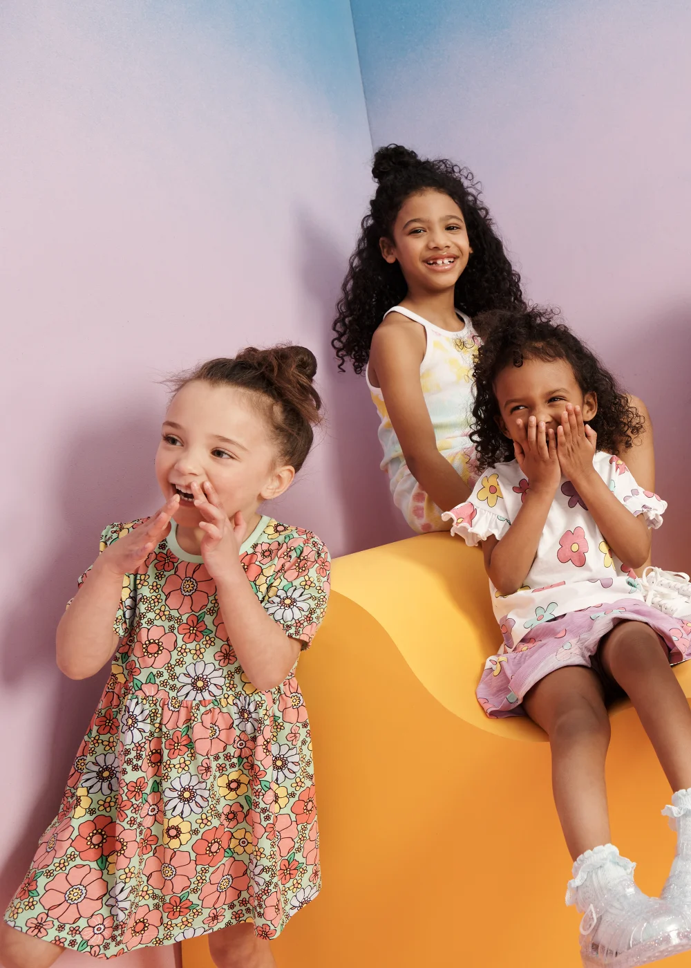 Girls Green Floral Jersey Dress (9mths-6yrs) - 9-12 months Image 2