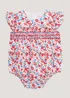 Baby Pink Floral Romper (Newborn-18mths) - Newborn Image 1