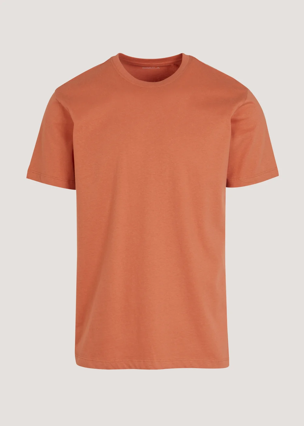 Orange Essential Crew Neck T-Shirt - Small Image 3