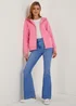 Pink Zip Up Hoodie - S Image 2