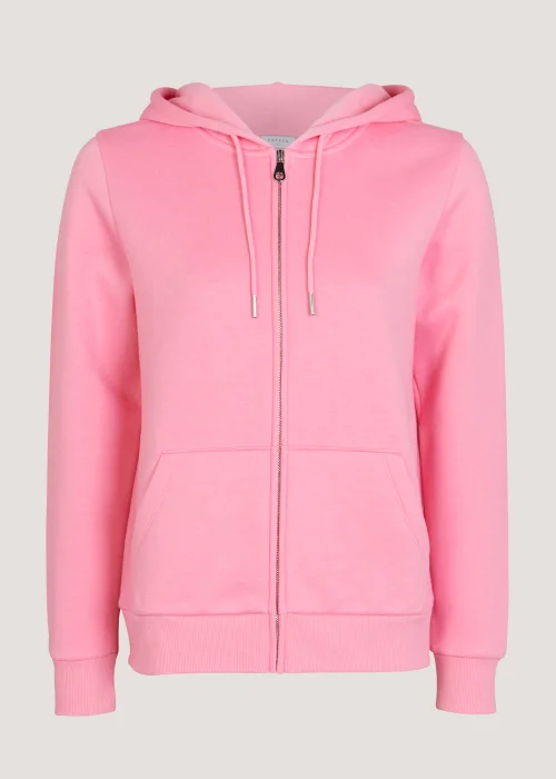 Pink Zip Up Hoodie - S Image 5