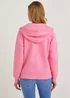 Pink Zip Up Hoodie - S Image 4