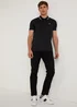 Black Modal Polo Shirt - S Image 5