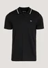 Black Modal Polo Shirt - S Image 4