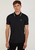 Black Modal Polo Shirt - S Image 1