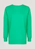 Green Longline Sweatshirt - Small Image 3