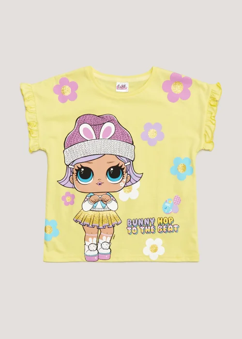 Girls Lemon L.O.L Surprise Easter T-Shirt (4-11yrs) - 4 Yrs Image 1