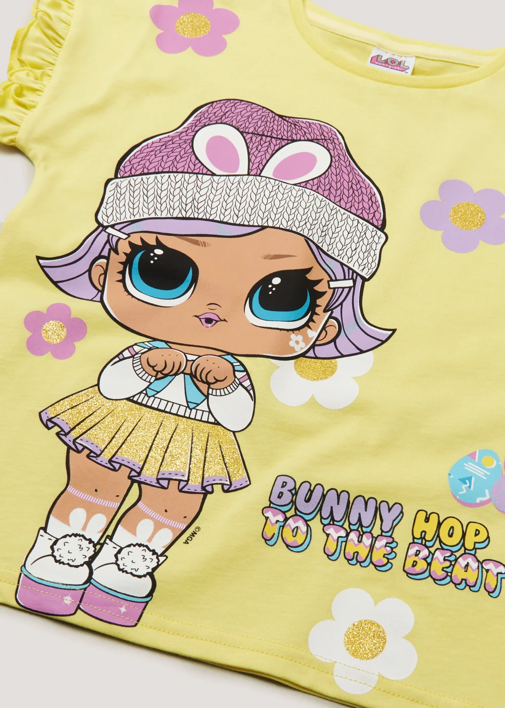 Girls Lemon L.O.L Surprise Easter T-Shirt (4-11yrs) - 4 Yrs Image 2